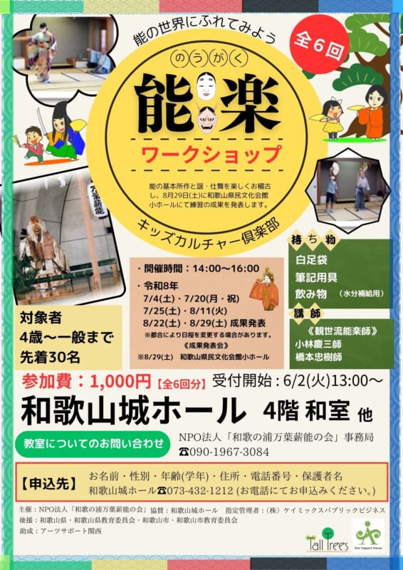 学びあいキッズカルチャー倶楽部<br />
能楽ワークショップ 画像